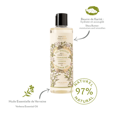 Shower Gel - Relaxing Verbena 250ml - France Panier des Sens