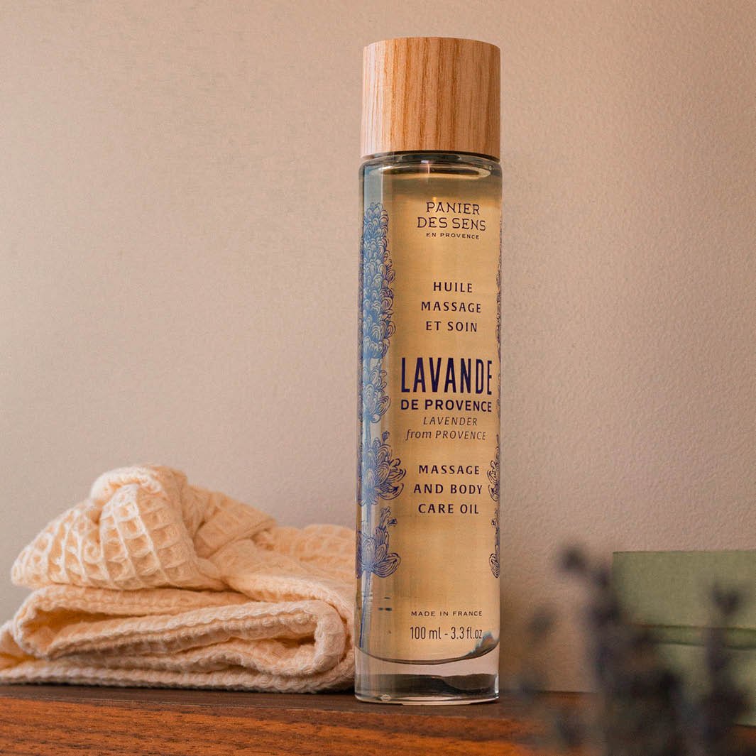 Relaxing Massage Oil - Lavender 100ml - Panier des Sens