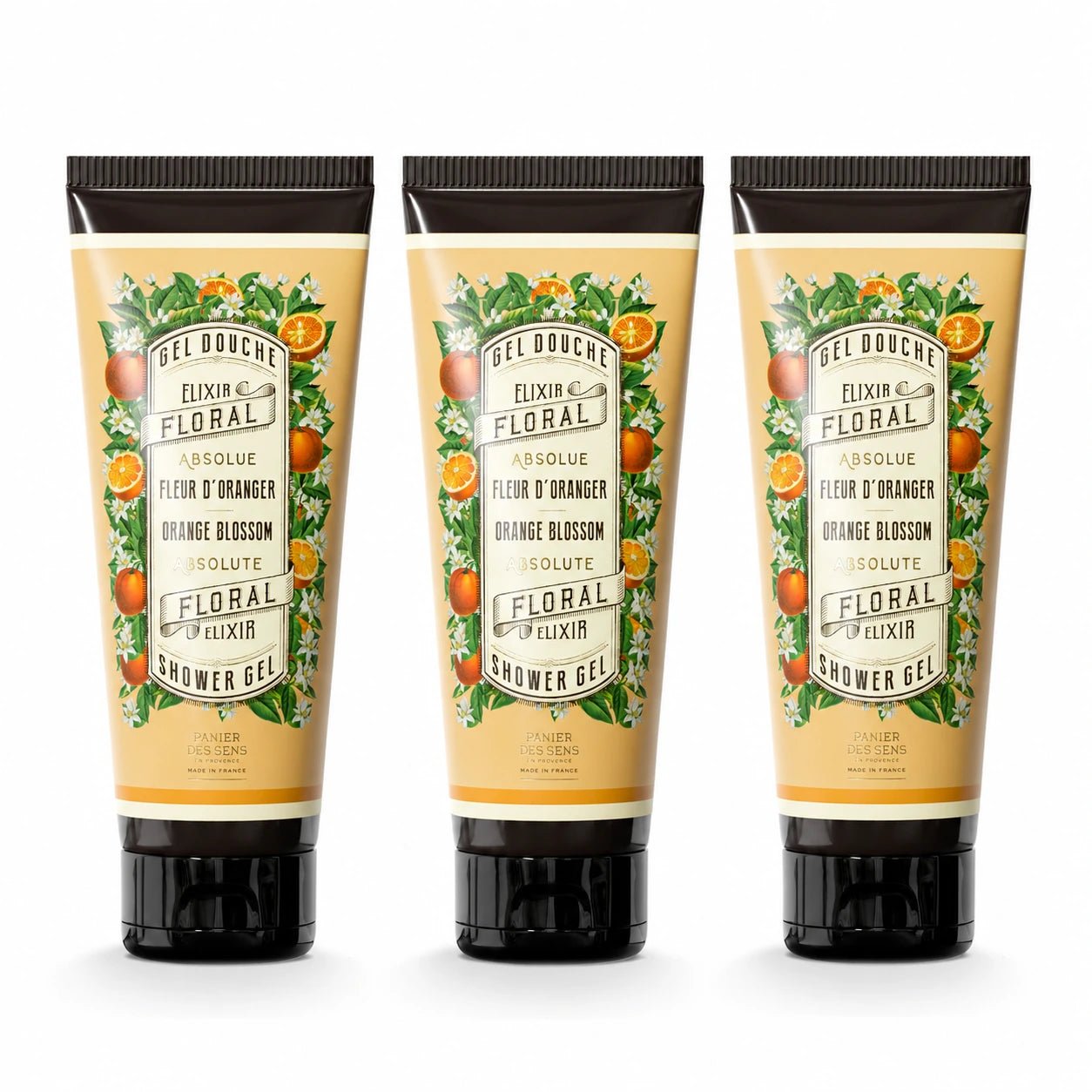 Confezione da 3 gel doccia alla fior d'arancio da 200 ml - Panier des Sens