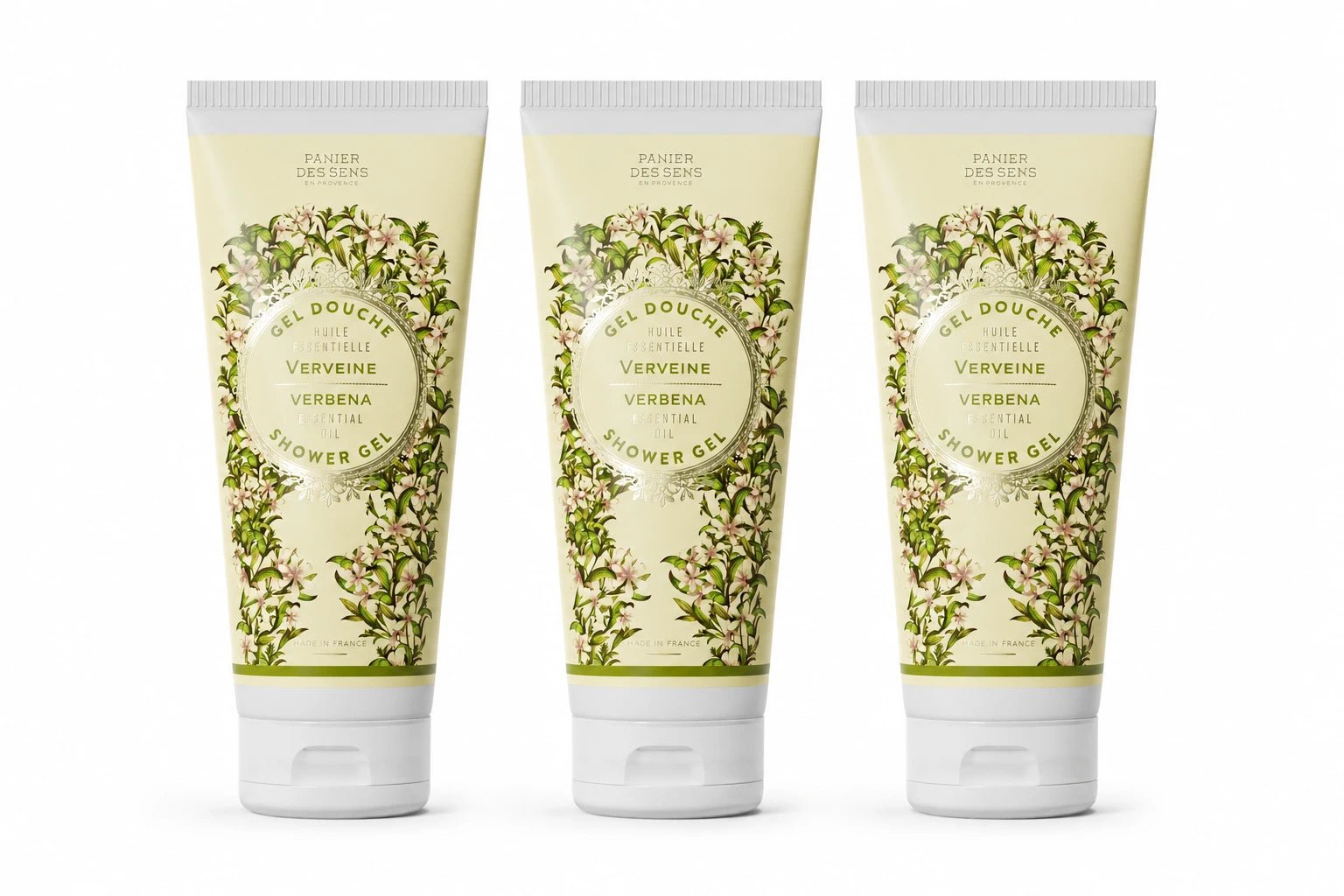 Confezione da 3 gel doccia alla verbena da 200 ml - Panier des Sens