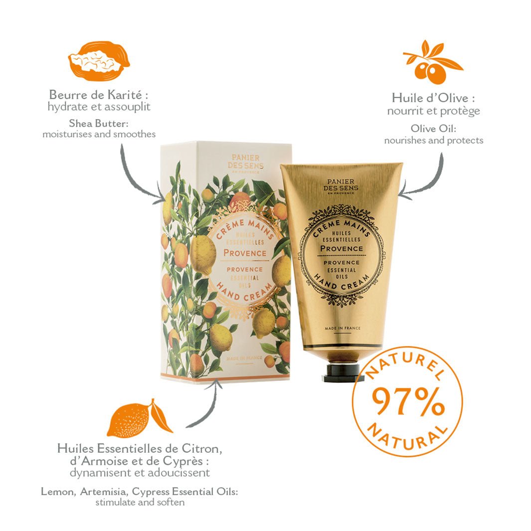 Confezione da 4 Creme mani - Provence Energizzante - Panier des Sens