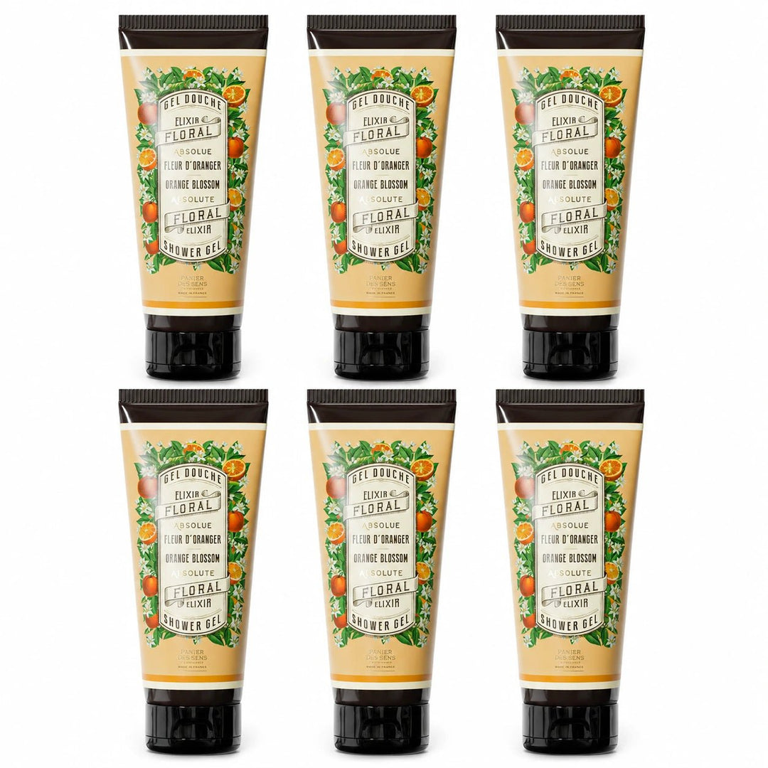 Confezione da 6 gel doccia alla fior d'arancio da 200 ml - Panier des Sens