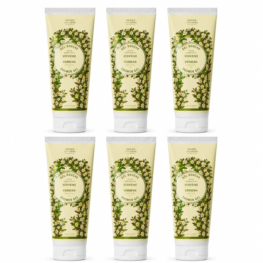 Confezione da 6 gel doccia alla verbena da 200 ml - Panier des Sens