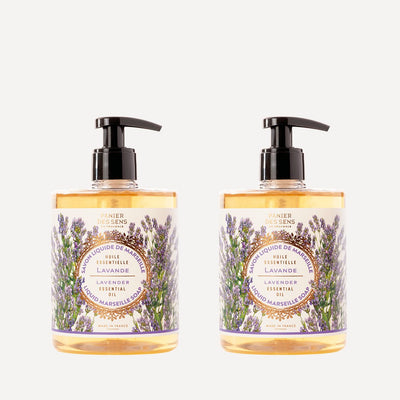 Confezione di 2 saponi liquidi di Marsiglia - Lavanda lenitiva 2 x 500ml - Panier des Sens