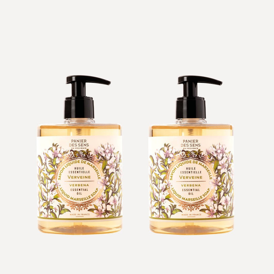 Confezione da 2 saponi liquidi di Marsiglia - Verbena rilassante 2 x 500ml - Panier des Sens