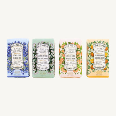 Confezione da 4 saponi solidi Assoluti di Profumo - 4 x 150 g - Francia Panier des Sens