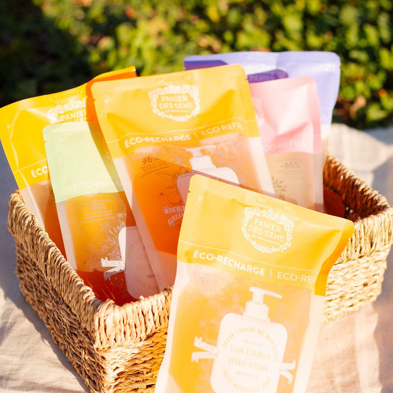 Pack of 6 multi-scented liquid soap refills 500ml - Panier des Sens