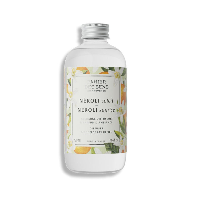 Recharge diffuseur et parfum d’ambiance - Néroli Soleil 250ml - Panier des Sens