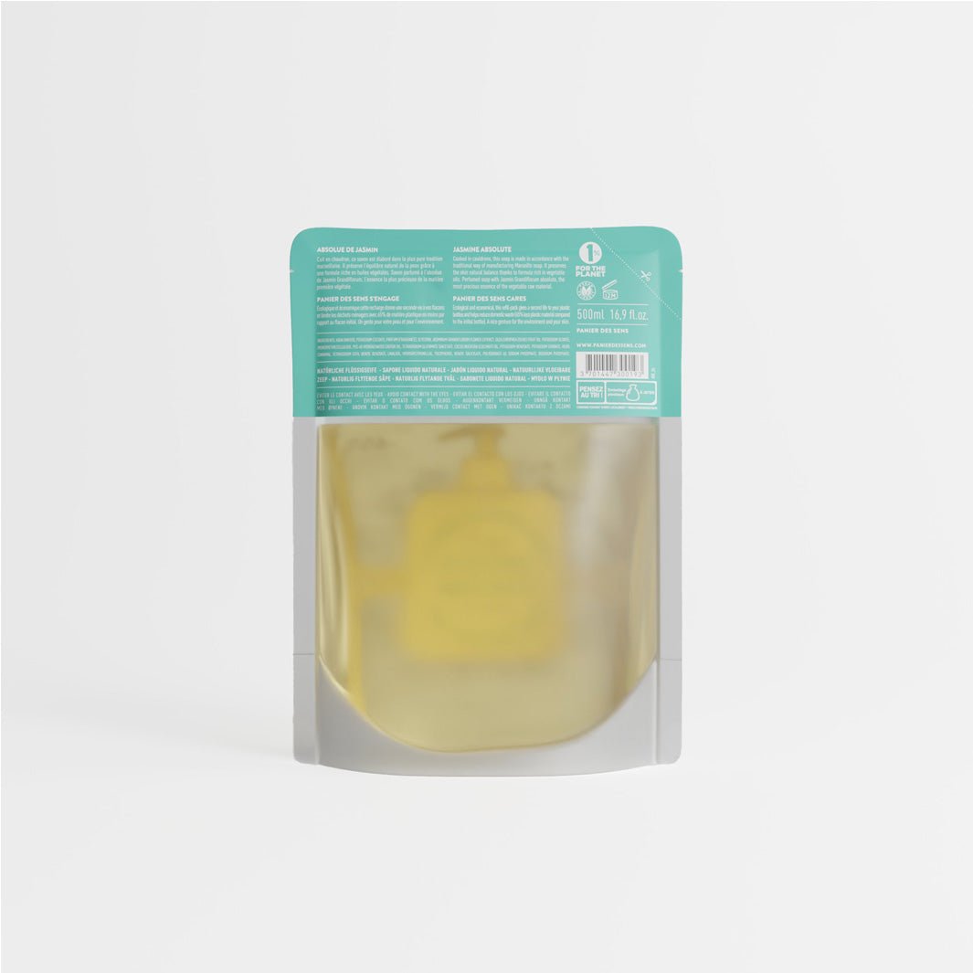 Ricarica Sapone di Marsiglia liquido - Gelsomino Prezioso 500ml - Panier des Sens