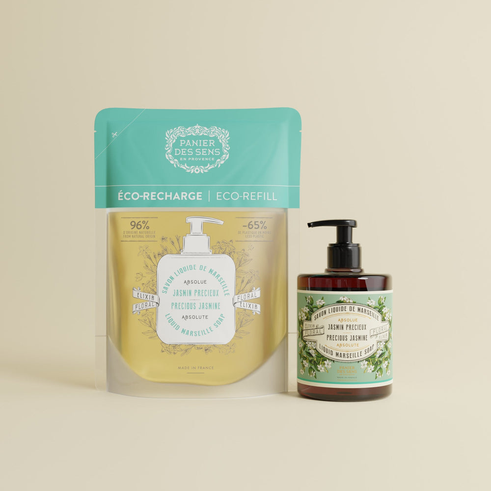 Ricarica Sapone di Marsiglia liquido - Gelsomino Prezioso 500ml - Panier des Sens