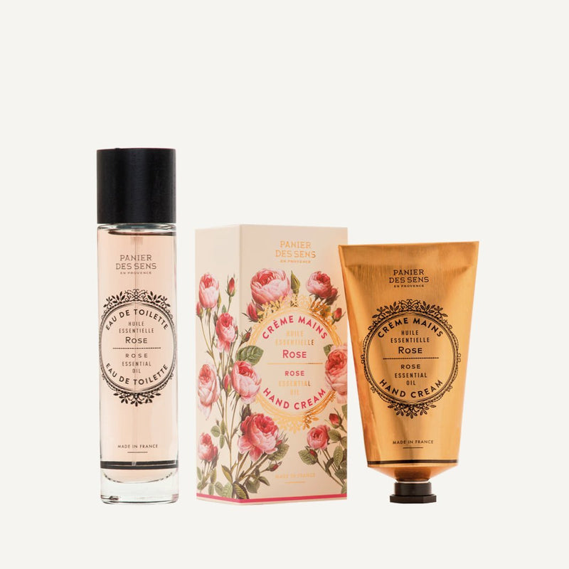 Rituel Eau de toilette + Crème mains - Rose Envoûtante - Panier des Sens