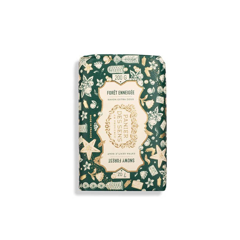 Snowy forest soap bar 200g - Christmas limited edition - Panier des Sens