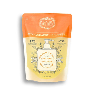 Savon liquide de Marseille Olive édition limitée + 2 recharges - Fleur d'Oranger, Jasmin - Panier des Sens