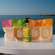 Liquid Marseille Soap Limited Edition 25 Years + 4 Refills - Orange Blossom, Verbena, Rose, and Provence - Panier des Sens