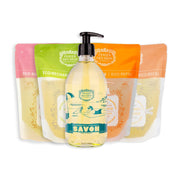 Liquid Marseille Soap Limited Edition 25 Years + 4 Refills - Orange Blossom, Verbena, Rose, and Provence - Panier des Sens