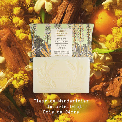 Savon parfumé Bois de la Sierra 150g - Panier des Sens