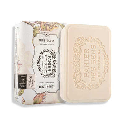 Jabón sólido perfumado extra suave - Fleur de Coton 200g - Panier des Sens