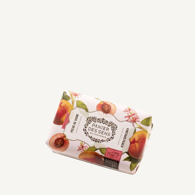 Savon solide parfumé extra - doux - Pêche de vigne - Panier des Sens