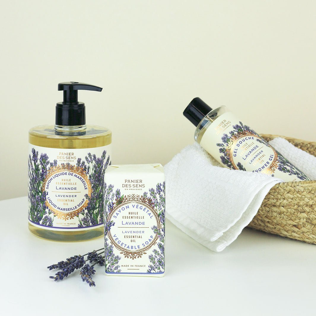 Jabón sólido vegetal - Lavanda Calmante 150g - Panier des Sens