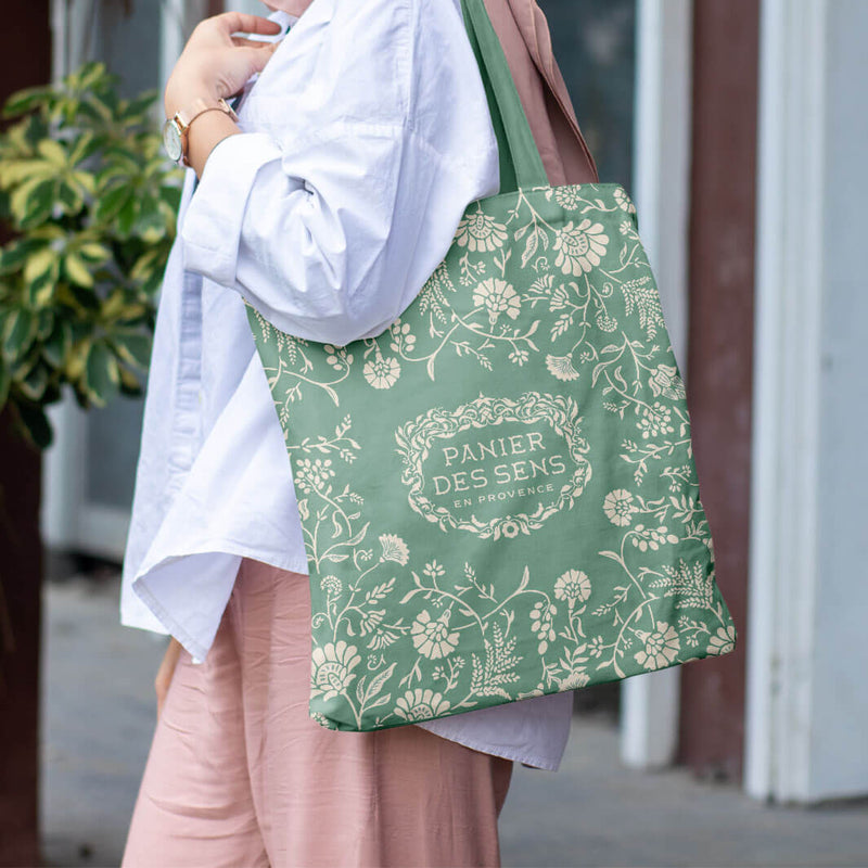 Tote Bag en coton Panier des Sens - 38 x 42 x 3 cm