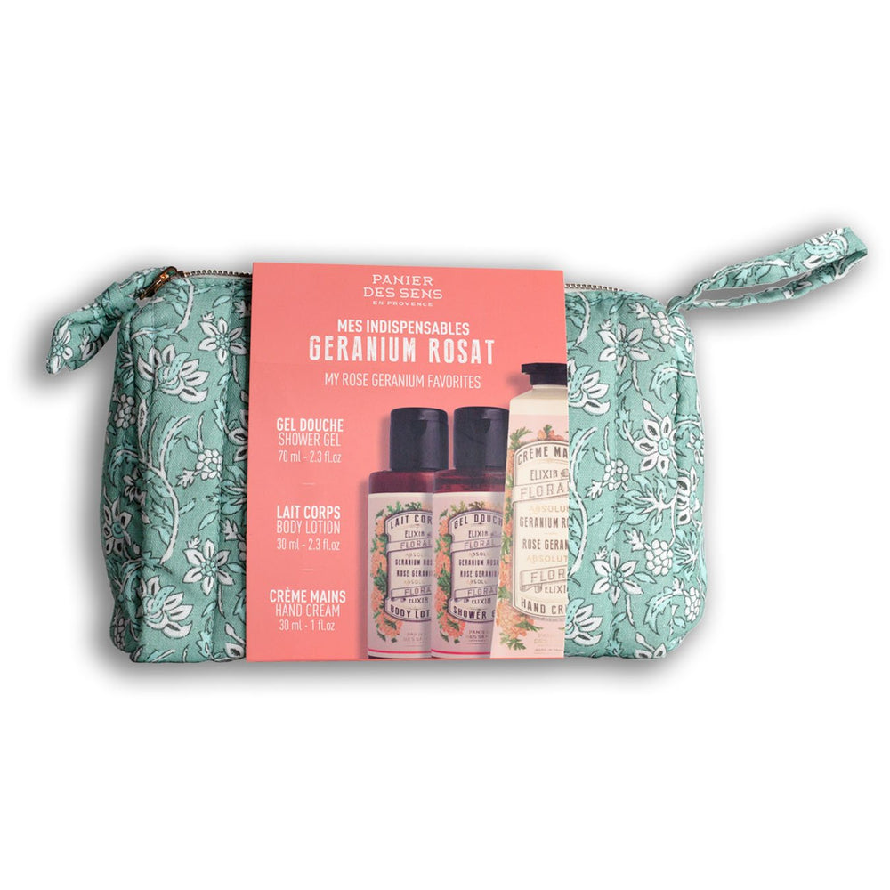 Trousse Weekend - Géranium Rosat - Panier des Sens