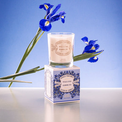 Duftkerze - Parfüm Irisblütenblätter 180g - - Duftkerze Panier des Sens