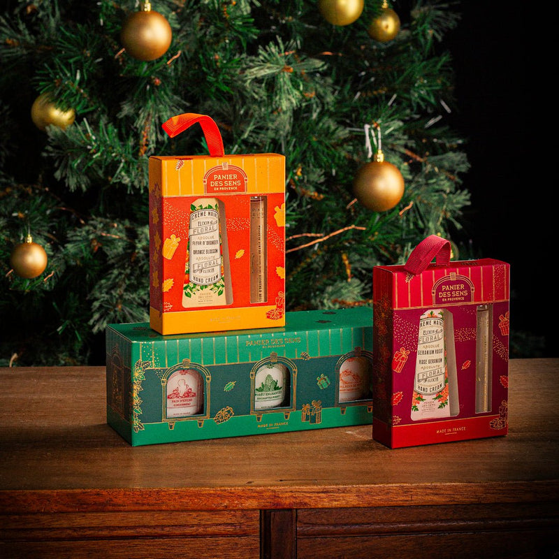 Set regalo di candele profumate - Gourmand, Woody, Spicy 3x70g - Panier des Sens