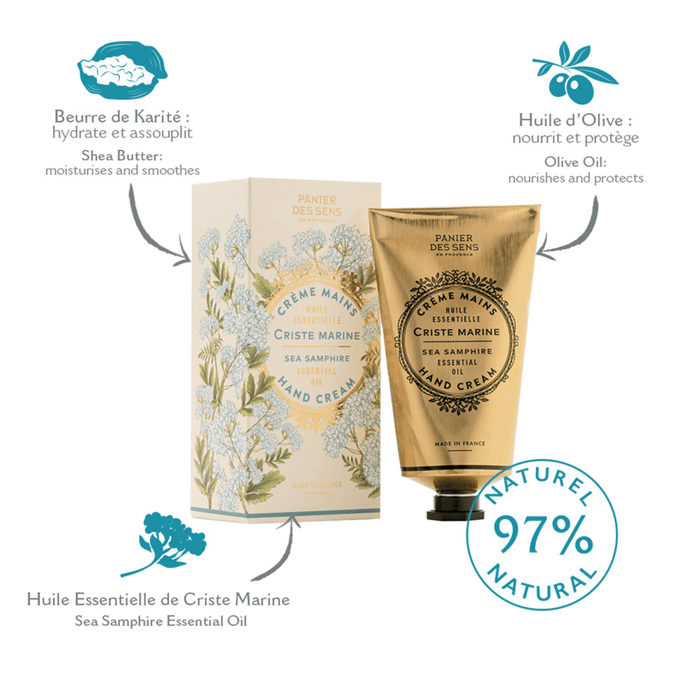 Crema mani - Finocchio Marino Tonificante 75ml - Panier des Sens