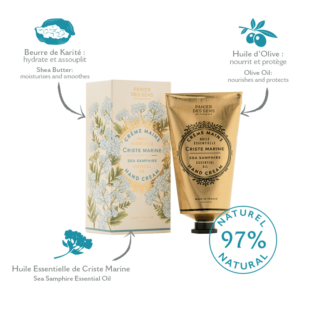 Crema mani - Finocchio Marino Tonificante 75ml - Panier des Sens