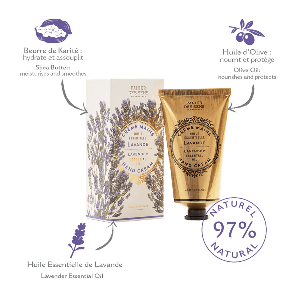 Crema mani - Lavanda lenitiva 75ml - Panier des Sens