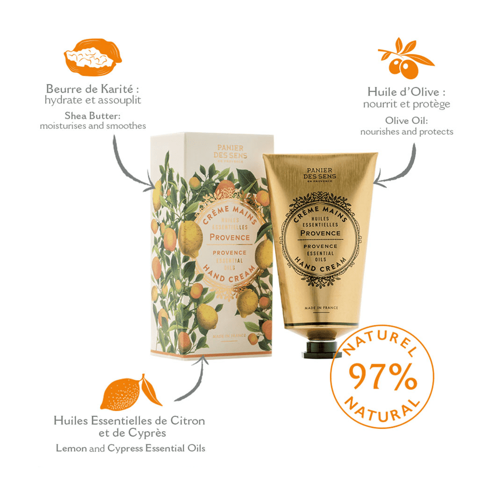 Hand Cream - Provence Energizing 75ml - Panier des Sens