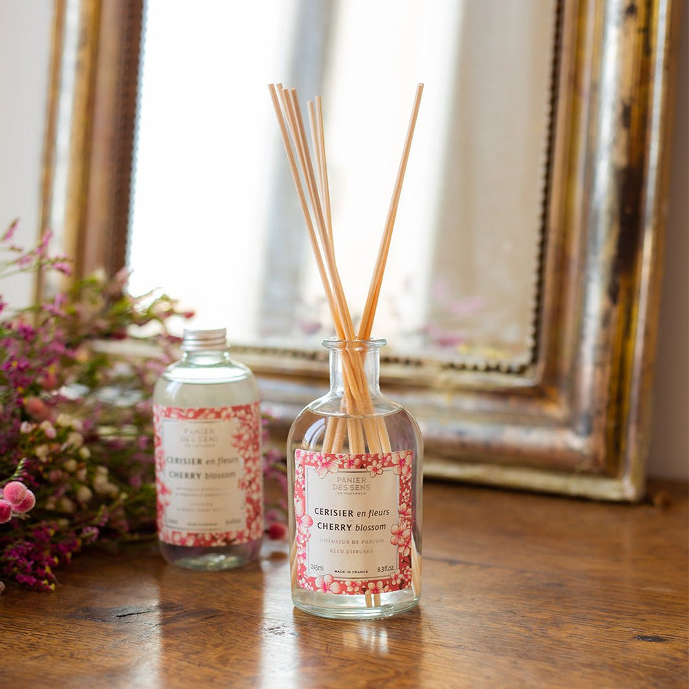 Diffuseur de parfum d'ambiance - Cerisier en Fleurs - Panier des Sens