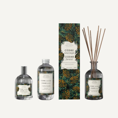 Kit de parfum d'intérieur - Cèdre Sauvage - Panier des Sens