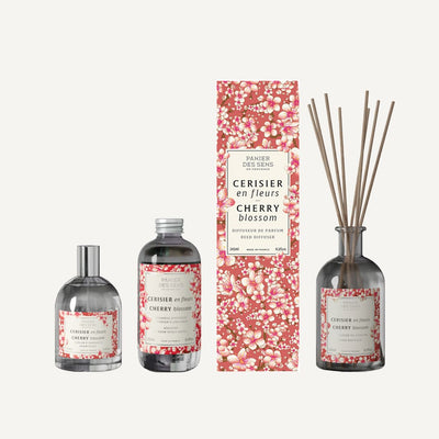 Kit de parfum d'intérieur - Cerisier en Fleurs - Panier des Sens