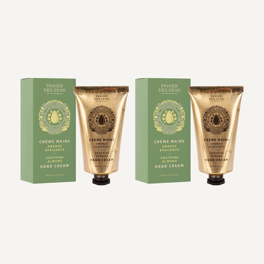 Pack of 2 Hand Creams - Soothing Almond 75ml - Panier des Sens