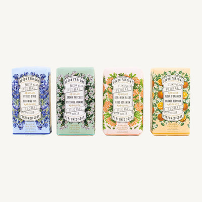 Pack of 4 solid soaps with Absolues de Parfum - 4 x 150g - France Panier des Sens