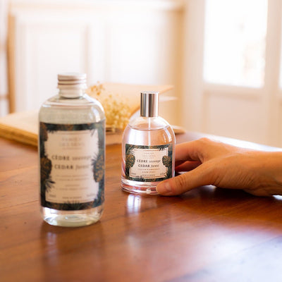 Diffuser refill and Home Fragrance - Cedar Wood 250ml - Panier des Sens