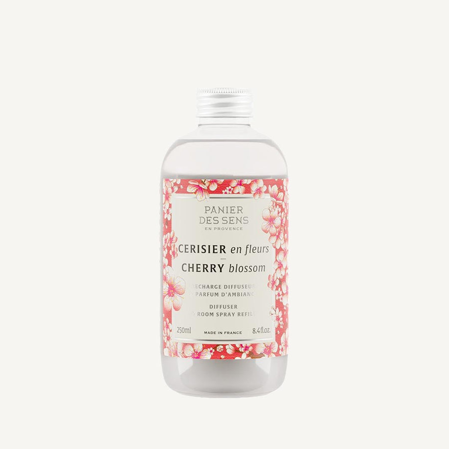 Recharge diffuseur et parfum d'ambiance - Cerisier en Fleurs 250ml - Panier des Sens