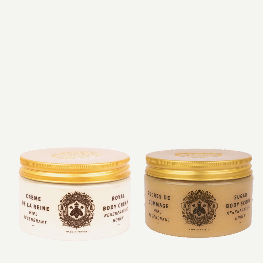 Duo hydratation intense gommage et crème corps - Miel Régénérant