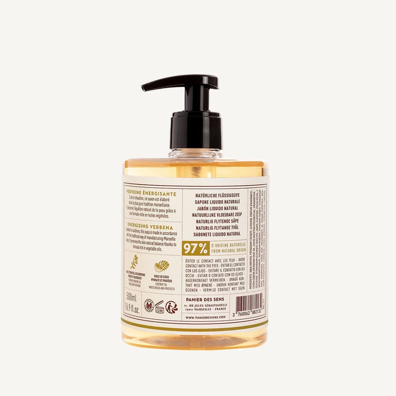 Liquid Marseille Soap - Relaxing Verbena 500ml - API Health Panier des Sens